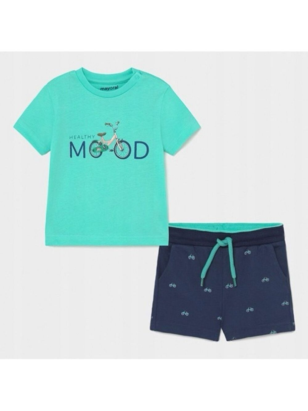 Size 24 months Mayoral Aqua and Navy Kids Outfit